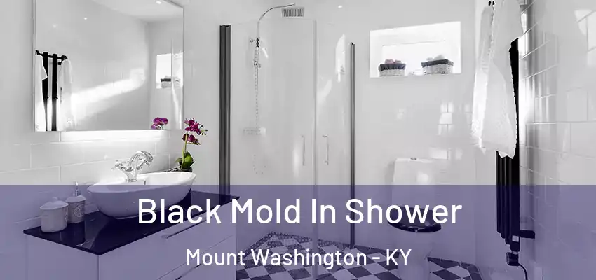  Black Mold In Shower Mount Washington - KY